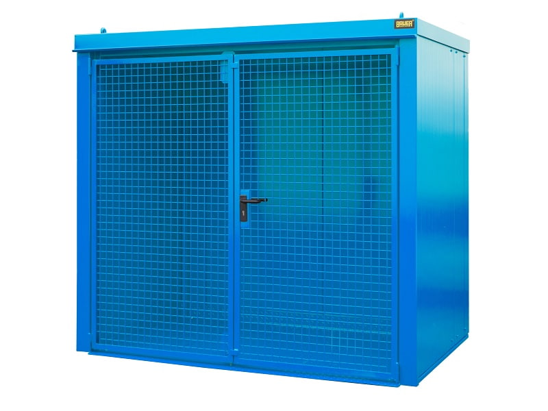 BAUER Südlohn Gasflaschen Container TYP GFC-B, Lichtblau, 45 x Ø 230 mm BAUER Südlohn Gasflaschen Container TYP GFC-B, Lichtblau, 45 x Ø 230 mm von BAUER Südlohn