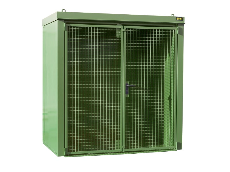 BAUER Südlohn Gasflaschen Container TYP GFC-B, Resedagrün, 28 x Ø 230 mm BAUER Südlohn Gasflaschen Container TYP GFC-B, Resedagrün, 28 x Ø 230 mm von BAUER Südlohn