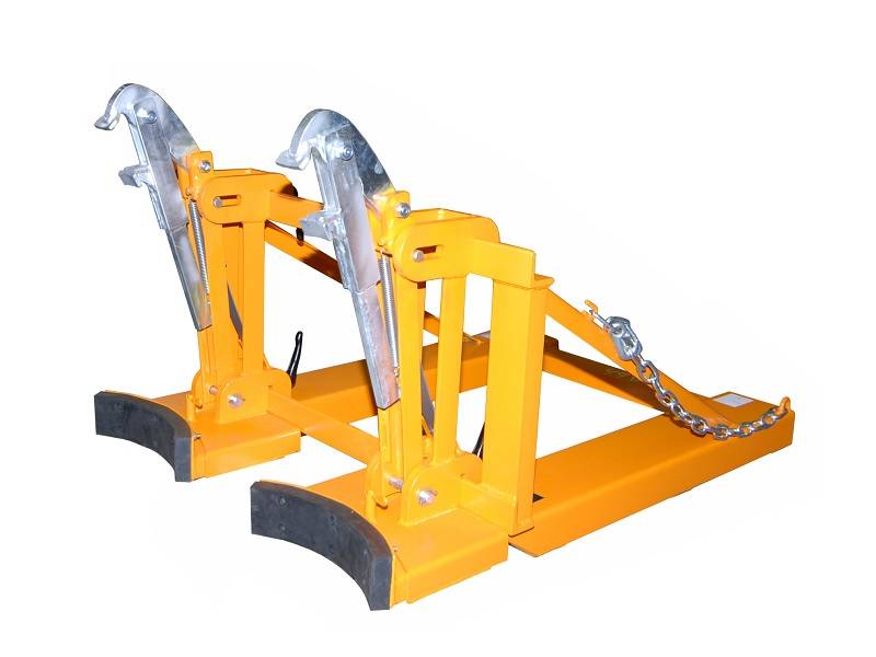 BAUER Südlohn Fasslifter für Stapler RS-II/D 91, Gelborange von BAUER Südlohn