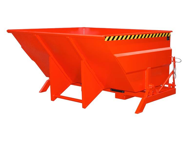 BAUER Südlohn Kippbehälter BKC 300 für Stapler, Feuerrot von BAUER Südlohn