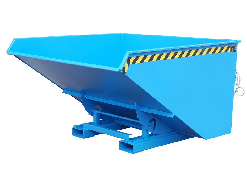 BAUER Südlohn Kippbehälter für Stapler EXPO® 2100, Lichtblau von BAUER Südlohn