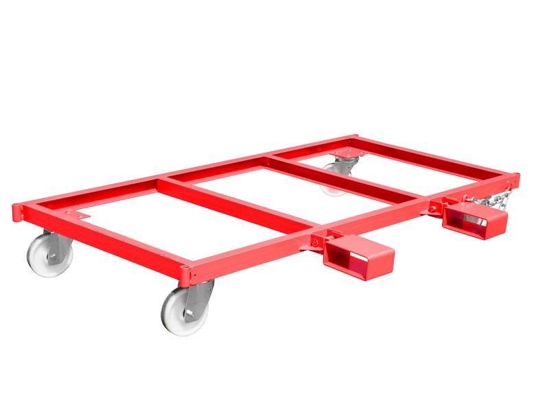 BAUER Südlohn Langgutseitenwagen für Stapler LSW 1,3, Feuerrot von BAUER Südlohn
