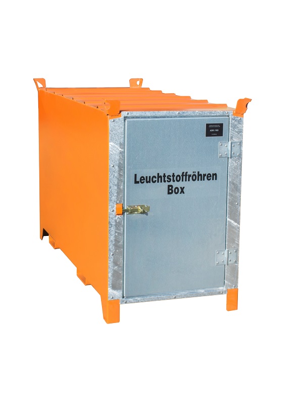 BAUER Südlohn Leuchtstoffröhren-Box SL 150, Gelborange, ca. 1.100 Stück Ø 25 mmca. 500 Stück Ø 37 mm von BAUER Südlohn