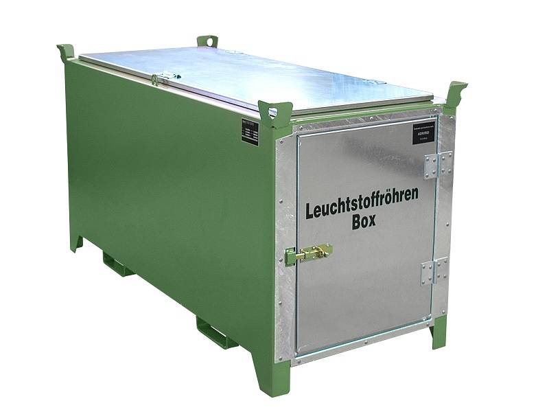 BAUER Südlohn Leuchtstoffröhren-Box SL-D 200, Resedagrün, ca. 1.100 Stück Ø 25 mmca. 500 Stück Ø 37 mm von BAUER Südlohn