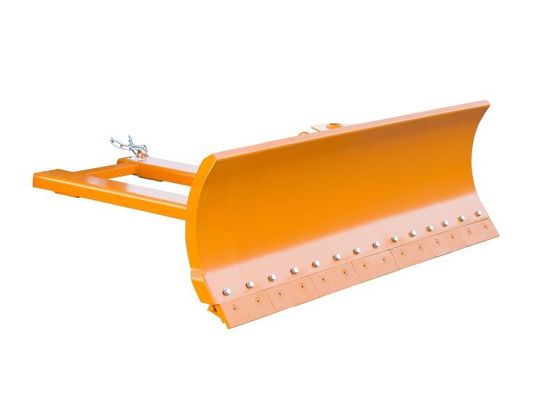 BAUER Südlohn Schneeschieber für Stapler SCH-F 210, Gelborange von BAUER Südlohn