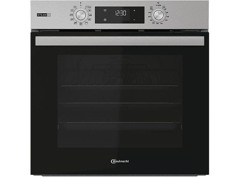 BAUKNECHT BAKO 2 GSIE, Einbaubackofenset (Induktions-Kochfeld, A+, 71 l) von BAUKNECHT