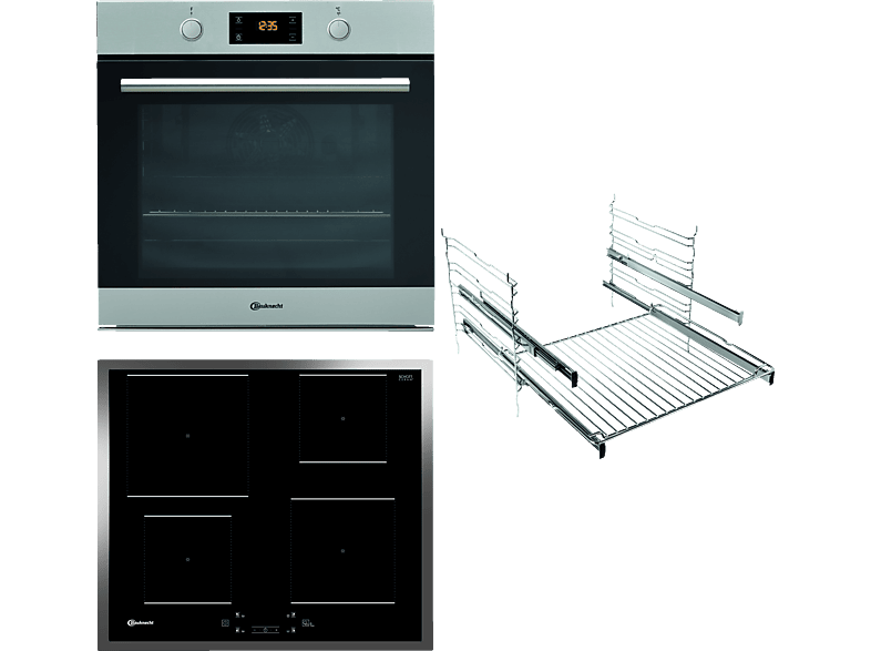 BAUKNECHT BAKO SENSATION IND, Einbaubackofenset (Induktionskochfeld, A+, 71 l) von BAUKNECHT