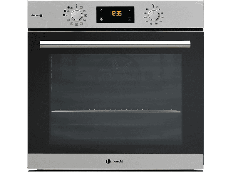 BAUKNECHT BAR2S K8 V2 IN Gentle Steam, Einbaubackofen (Einbaugerät, 71 l, 595 mm breit), Dampfgarfunktion von BAUKNECHT