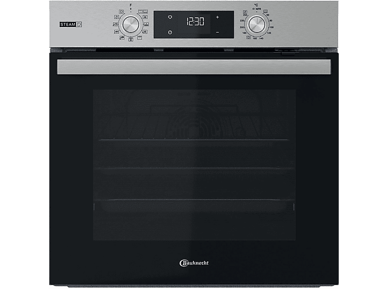 BAUKNECHT BBA2S85HU1I, Einbaubackofen (Einbaugerät, 71 l, 595 mm breit), Dampfgarfunktion von BAUKNECHT