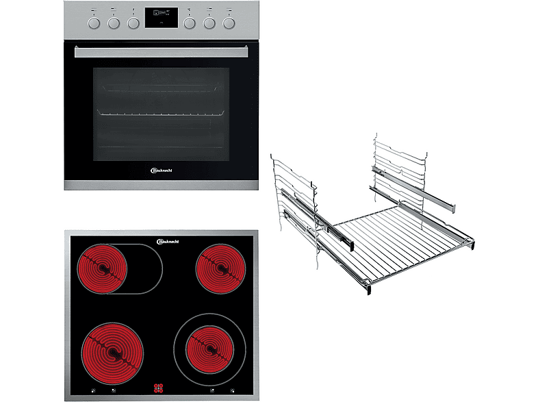 BAUKNECHT HEKO 500 P, Herdset (Elektrokochfeld, A+, 65 l) von BAUKNECHT