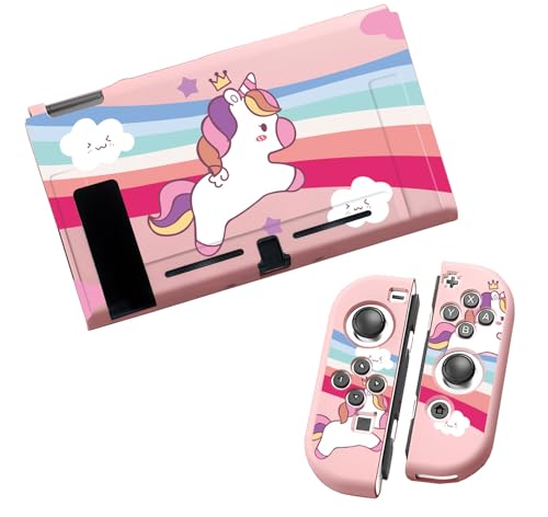 Switch Konsole, Switch Hülle, Switch Spiele Hülle, Switch NS Hülle, Switch Schutzhülle, Ultradünnes TPU-Material, Hochauflösende Farbbilder, Verblasst Nicht (A) von BAYINBROOK