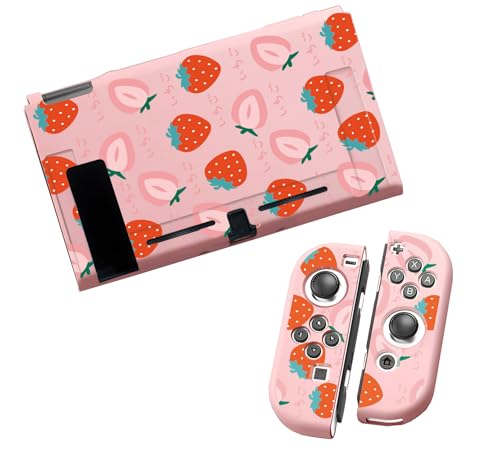 Switch Konsole, Switch Hülle, Switch Spiele Hülle, Switch NS Hülle, Switch Schutzhülle, Ultradünnes TPU-Material, Hochauflösende Farbbilder, Verblasst Nicht (E) von BAYINBROOK