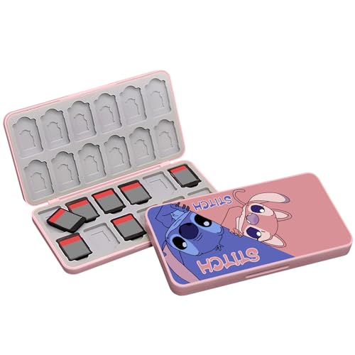 für Switch Spiele Lagerung, Switch Spiele Aufbewahrung,Switch Spiele Hüllen Aufbewahrung,Mit 24 Game Card Slots und 24 Micro SD Karten,Magnetverschluss, Weiches Silikon Futter (DC2421) von BAYINBROOK