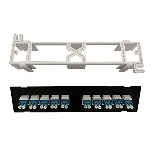 BAYORE 10-Port Glasfaser Panel Unterstützung 1U Panel Für 19-Zoll Wandmontage Rackmount Downblock Panel 10-Port von BAYORE