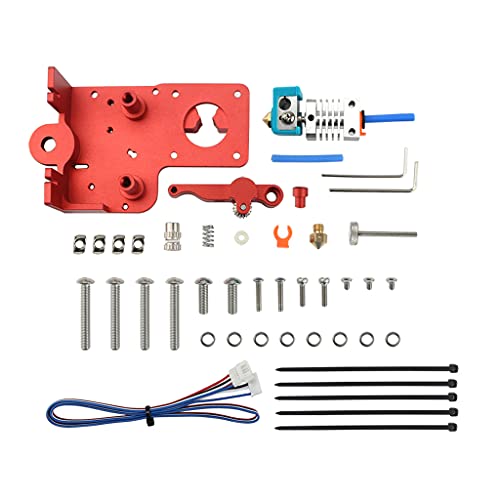 BAYORE Verbesserter Gear MK8 Extruder Doppelriemenscheiben Direkter Aluminium Extruder Für 3/5 CR10S 3D Druckerteile Extruder 3D Gear 3 3D Drucker Gear Extruder 3D Drucker Extruder 3D von BAYORE