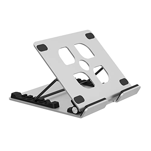 Faltbarer Computer Hebe Laptop Ständer Aus Aluminium Ergonomisch Leicht Und Robust Wärmeableitung Für 8-18-Zoll Laptops Tragbarer Höhenverstellbarer Laptop Ständer Ergonomisches Notebook Für Den von BAYORE