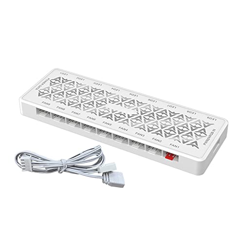 Lüfter Hub Gehäuse Lüfter Hub 5V3Pin ARGB PWM Zwei In Eins Gehäuse Lüftergeschwindigkeitssteuerung Erweiterungsbox 1 Bis 9 von BAYORE