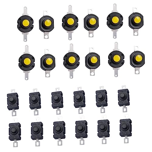 24Stücke Taschenlampen Schalter Mini Druckknopf ein Schalter für Taschenlampen und Elektronische Geräte Smd für DIY Projekte Haushaltsgeräte und Audioprodukte 24Stücke Taschenlampen Schalter Mini Druckknopf ein Schalter für Taschenlampen und Elektronische Geräte Smd für DIY Projekte Haushaltsgeräte und Audioprodukte von BAZEITFLOW