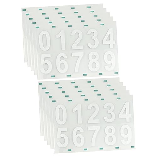 BAZEITFLOW 10 Sätze Nummerierte Aufkleber Reflektierend Vinyl Im Freien Post Groß Adresse Zahlen Tür Briefkasten Für Aufkleber Mit Autonummer Mailbox Digitale Aufkleber Weiß Papier BAZEITFLOW 10 Sätze Nummerierte Aufkleber Reflektierend Vinyl Im Freien Post Groß Adresse Zahlen Tür Briefkasten Für Aufkleber Mit Autonummer Mailbox Digitale Aufkleber Weiß Papier von BAZEITFLOW