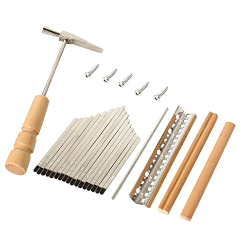 BAZEITFLOW 1Satz Kalimba Schlüssel Ersatz Kit DIY Zubehör für Daumenklavier mit Stabilen Metallteilen für Reparaturen und Anpassungen für Musikliebhaber und Anfänger von BAZEITFLOW