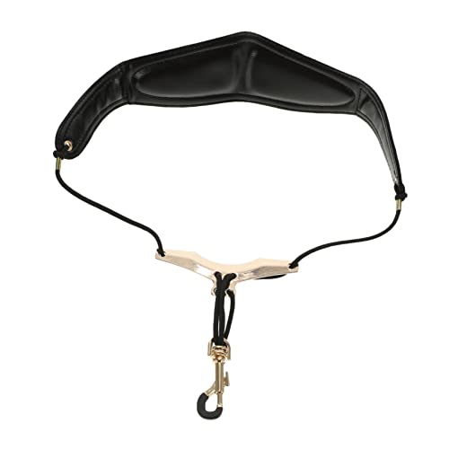 BAZEITFLOW 1Stück Bequemer Saxophonriemen Verstellbarer Gurt für Saxophon Ergonomisches Design Druckentlastung Zubehör für Musiker mit Einfachem Anbringen und Abnehmen von BAZEITFLOW