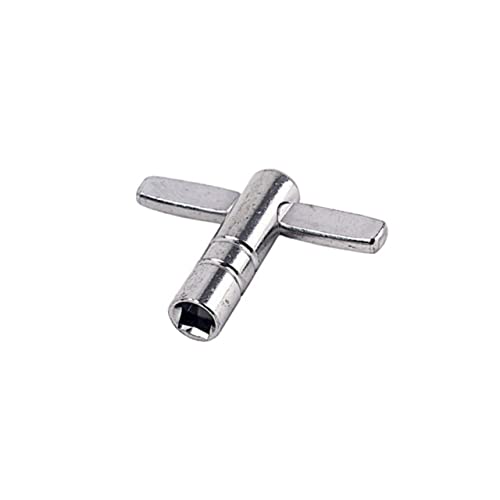 BAZEITFLOW 2Stücke Förmige Schlagzeugschlüssel Drum Key zum Einfachen Wechseln von Trommelfellen Stabile Metallkonstruktion Leicht und Tragbar für Schlagzeuger von BAZEITFLOW