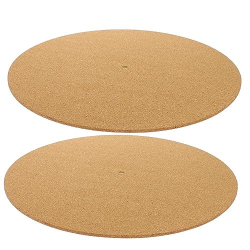 BAZEITFLOW 2Stücke Kork Plattenspielermatte Rutschfeste Slipmat für Vinyl Recorder Geräuschdämpfend und Vibrationsreduzierend Kompatibel mit Meisten Plattenspielern Schutz BAZEITFLOW 2Stücke Kork Plattenspielermatte Rutschfeste Slipmat für Vinyl Recorder Geräuschdämpfend und Vibrationsreduzierend Kompatibel mit Meisten Plattenspielern Schutz von BAZEITFLOW