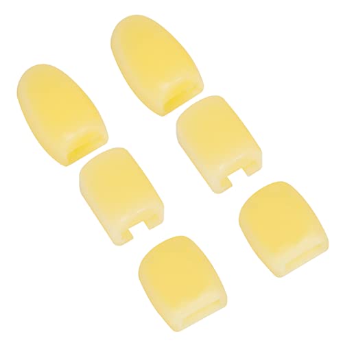 BAZEITFLOW 6Stücke Saxophon Seitenschlüssel Pads Teiliges aus Hochwertigem Silikon Erhöhung für Saxophon Tasten Schützt Finger und Instrument Langlebige Zubehörteile für Musiker von BAZEITFLOW