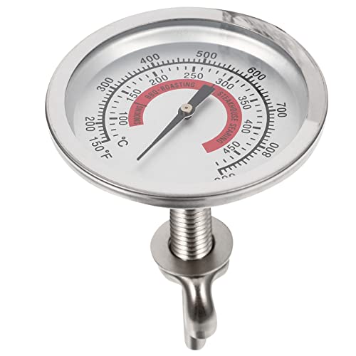 BAZEITFLOW Bbq Grill Thermometer mit Legierungssonde Hitzebeständiges Ofenthermometer für Präzise Temperaturmessung für Grillen Räuchern Hause von BAZEITFLOW
