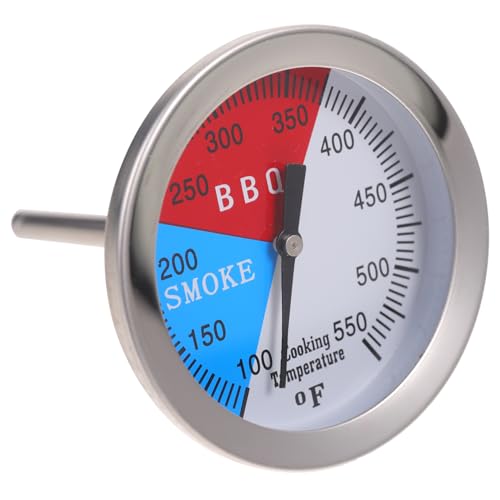 BAZEITFLOW Grillthermometer Bbq Temperaturanzeige für Grill Smoker Backofen Große für Einfache Lesbarkeit Langlebig für Fleisch BAZEITFLOW Grillthermometer Bbq Temperaturanzeige für Grill Smoker Backofen Große für Einfache Lesbarkeit Langlebig für Fleisch von BAZEITFLOW