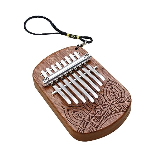 BAZEITFLOW Kalimba Daumenklavier Tasten aus Hochwertigem Holz Tragbares für Erwachsene Anfänger Familien und Musikalische Auftritte Exquisites Design von BAZEITFLOW