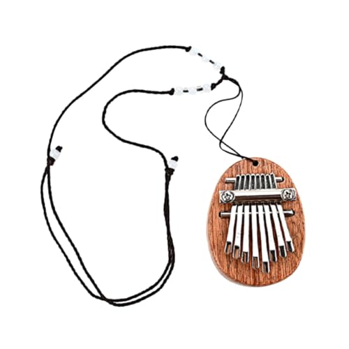 BAZEITFLOW Kleine Tasten Kalimba Daumenklavier mit Lanyard Tragbares Musikinstrument für Anfänger und Musikliebhaber Ergonomisches Design Einzigartiger und Einfache Handhabung von BAZEITFLOW