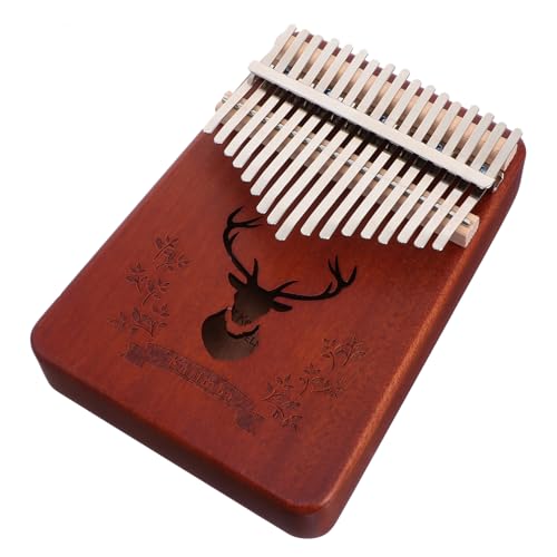 BAZEITFLOW Tasten Kalimba Daumenklavier aus Holz Tragbares Musikinstrument für Anfänger und Profis für Musikliebhaber und von BAZEITFLOW