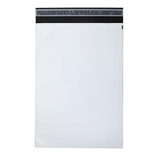 BB-Verpackungen 100x Folienversandtaschen Weiß 240 x 350 mm LDPE-Coexfolie (100 Stück) | reißfest, wasserundurchlässig und selbsklebender Sicherheitsverschluss von BB-Verpackungen