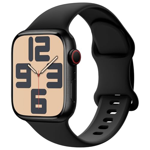Sport Armband Kompatibel mit Apple Watch Armband 49mm 46mm 45mm 44mm 42mm 41mm 40mm 38mm Damen Herren, Weiches Silikon Atmungsaktiv Armbänder für iWatch Ultra 2/Ultra SE Serie 10 9 8 7 6 5 4 3 2 1 Sport Armband Kompatibel mit Apple Watch Armband 49mm 46mm 45mm 44mm 42mm 41mm 40mm 38mm Damen Herren, Weiches Silikon Atmungsaktiv Armbänder für iWatch Ultra 2/Ultra SE Serie 10 9 8 7 6 5 4 3 2 1 von BBAMEN