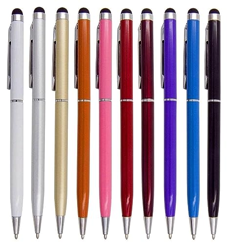 5 Teile/los Universal Metall Bildschirm Stift Stylus Stifte für ipad Apple Kapazitive Tablet Bildschirm mit Clip Alle von BBASILIYSD