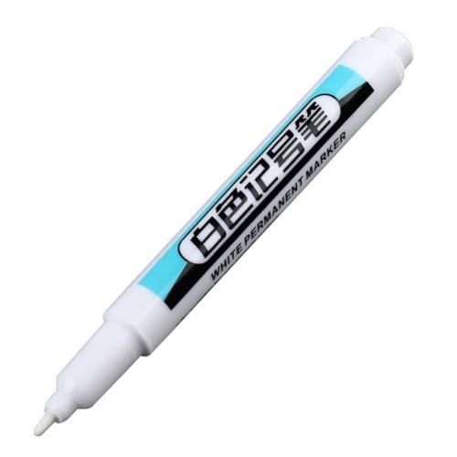 BBASILIYSD Weiße Lackstifte - Acryl-Permanentmarker, schnell trocknend, ideal für Skizzieren, Zeichnen, DIY-Projekte auf Felsen, Reifen, Kunststoff, Leder, Glas BBASILIYSD Weiße Lackstifte - Acryl-Permanentmarker, schnell trocknend, ideal für Skizzieren, Zeichnen, DIY-Projekte auf Felsen, Reifen, Kunststoff, Leder, Glas von BBASILIYSD