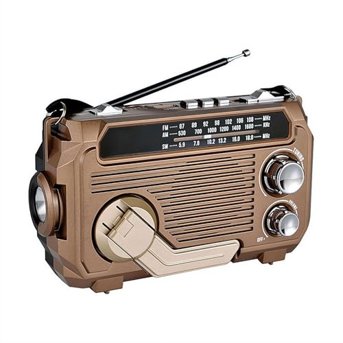 FM AM SW Radio, Solar-Ladegerät, Notfall-Radio, Empfänger, mit AM, FM-SW, tragbares solarbetriebenes Radio, Handkurbel, Bluetooth 5.2, unterstützt TF USB, für Notfälle im Innen- und Außenbereich FM AM SW Radio, Solar-Ladegerät, Notfall-Radio, Empfänger, mit AM, FM-SW, tragbares solarbetriebenes Radio, Handkurbel, Bluetooth 5.2, unterstützt TF USB, für Notfälle im Innen- und Außenbereich von BBASILIYSD