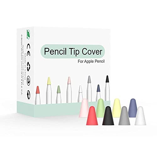 Krondo 8 Stück Silikon-Spitzen, kompatibel mit iPad Pencil mit Bleistiftspitzen, kompatibel mit Apple von BBASILIYSD