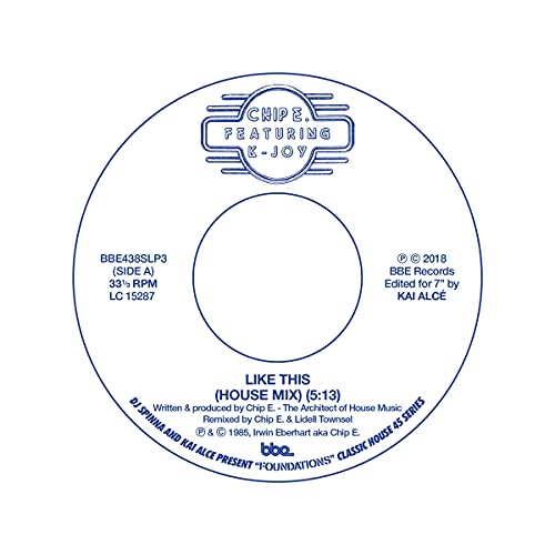 Like This (House Mix b/w DDD Dub) [Vinyl Single] von BBE