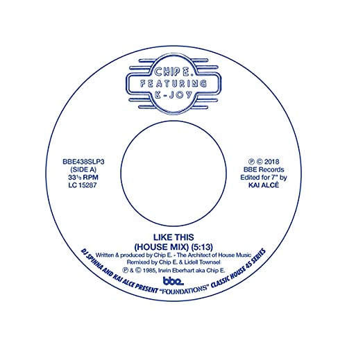 Like This (House Mix b/w DDD Dub) [Vinyl Single] von BBE