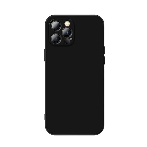 BBOSCH iPhone 15 Case 6.1, Slim Liquid Silicone 3 Layers Full Covered Soft Gel Rubber Case Cover 6.1 inch-Black von BBOSCH