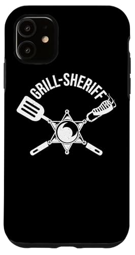 BBQ Barbecue Grill-Sheriff Smoker-Grills Griller grillen Hülle für iPhone 11 BBQ Barbecue Grill-Sheriff Smoker-Grills Griller grillen Hülle für iPhone 11 von BBQ-Grill Restaurant Zubehör Geschenke Shirts