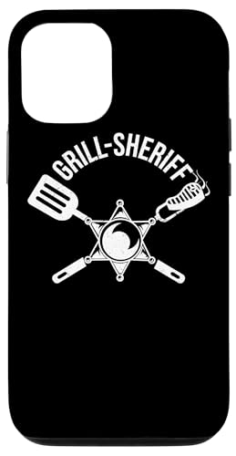 BBQ Barbecue Grill-Sheriff Smoker-Grills Griller grillen Hülle für iPhone 12/12 Pro von BBQ-Grill Restaurant Zubehör Geschenke Shirts