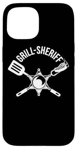BBQ Barbecue Grill-Sheriff Smoker-Grills Griller grillen Hülle für iPhone 15 BBQ Barbecue Grill-Sheriff Smoker-Grills Griller grillen Hülle für iPhone 15 von BBQ-Grill Restaurant Zubehör Geschenke Shirts