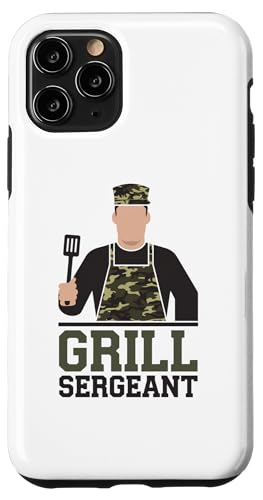 Grill Sergeant Camo BBQ Pun Backyard Kings Vatertag Hülle für iPhone 11 Pro Grill Sergeant Camo BBQ Pun Backyard Kings Vatertag Hülle für iPhone 11 Pro von BBQ Humor Patrol for Backyard Grill Commanders