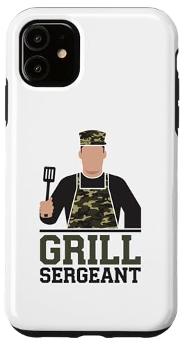 Grill Sergeant Camo BBQ Pun Backyard Kings Vatertag Hülle für iPhone 11 Grill Sergeant Camo BBQ Pun Backyard Kings Vatertag Hülle für iPhone 11 von BBQ Humor Patrol for Backyard Grill Commanders