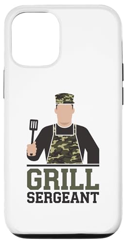 Grill Sergeant Camo BBQ Pun Backyard Kings Vatertag Hülle für iPhone 12/12 Pro Grill Sergeant Camo BBQ Pun Backyard Kings Vatertag Hülle für iPhone 12/12 Pro von BBQ Humor Patrol for Backyard Grill Commanders