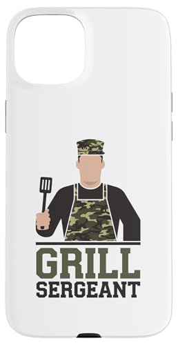 Grill Sergeant Camo BBQ Pun Backyard Kings Vatertag Hülle für iPhone 15 Plus Grill Sergeant Camo BBQ Pun Backyard Kings Vatertag Hülle für iPhone 15 Plus von BBQ Humor Patrol for Backyard Grill Commanders