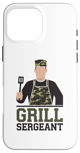 Grill Sergeant Camo BBQ Pun Backyard Kings Vatertag Hülle für iPhone 16 Pro Max Grill Sergeant Camo BBQ Pun Backyard Kings Vatertag Hülle für iPhone 16 Pro Max von BBQ Humor Patrol for Backyard Grill Commanders